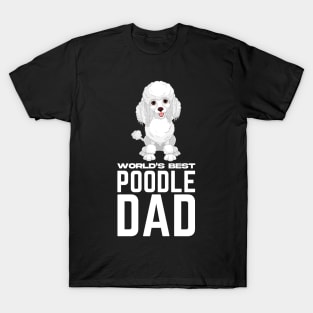 World's Best Poodle Dad T-Shirt